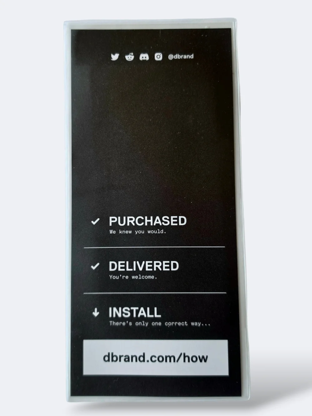 DBrand Samsung Galaxy S26 Ultra NIB Premium Phone & Camera Skin Kit Triple White